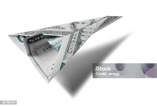 Aviones Papel De Dólar Estadounidense Foto de stock y más banco de imágenes de Dinero - Dinero, Avión, Avión de Papel