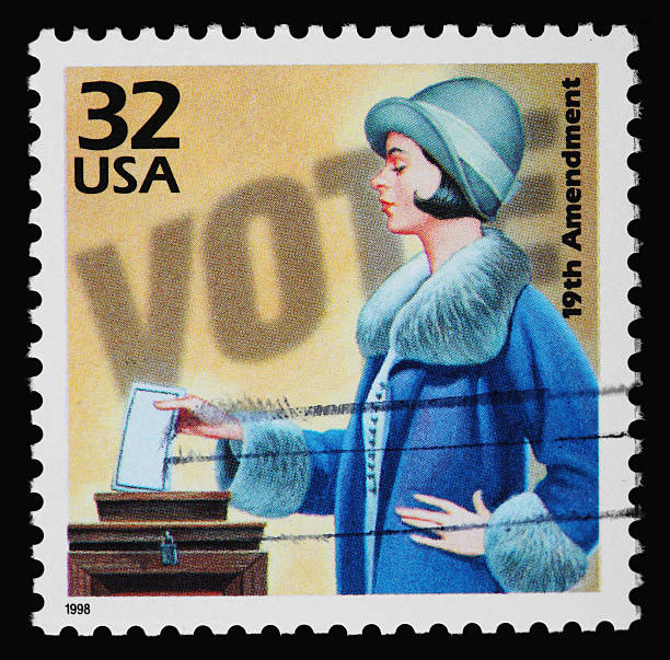 ウーマンズ投票 stamp - suffragette ストックフォトと画像