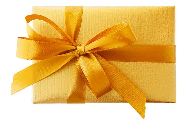 Photo of Golden Gift Box