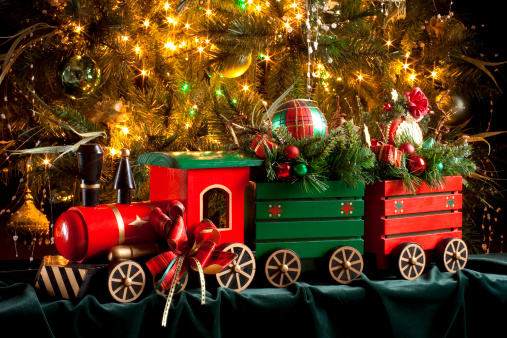 Little train with gifts. Similar pictures from my portfolio: