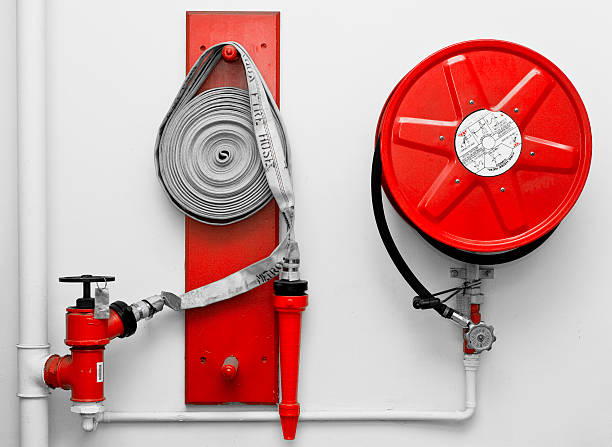 Fire Hose Reels Stock Photo - Download Image Now - Fire Hose, Spool,  Accidents and Disasters - iStock