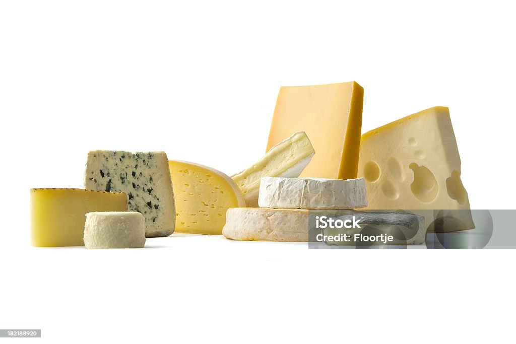 Queijo: Vários de queijos - Foto de stock de Queijo royalty-free