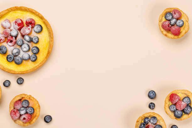 Festive delight: Christmas cupcakes adorned with berries