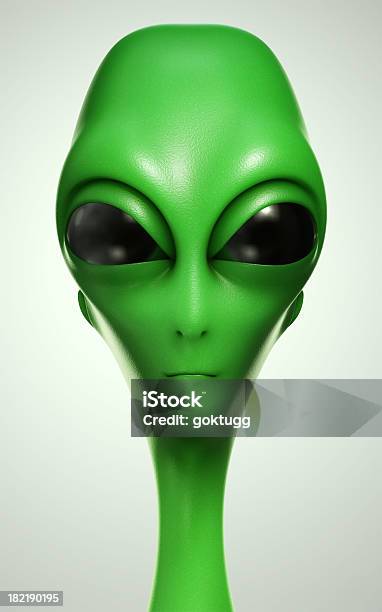 Photo libre de droit de Extraterrestre banque d'images et plus d'images libres de droit de Extraterrestre - Extraterrestre, Forme tridimensionnelle, Couleur verte