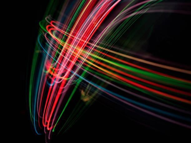 istock Strips of Coloured Lights 182190240