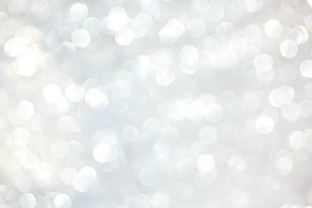 White sparkles stock photo