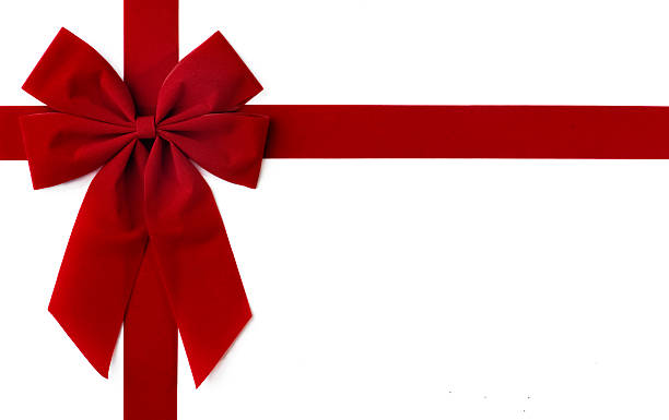 Red Bow Gift Stock Photo - Download Image Now - Tied Bow