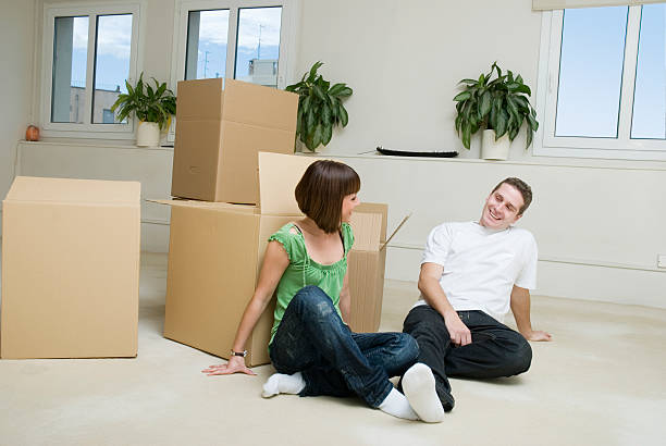 새로운 홈화면, 전근 - house rental moving house relocation sock 뉴스 사진 이미지
