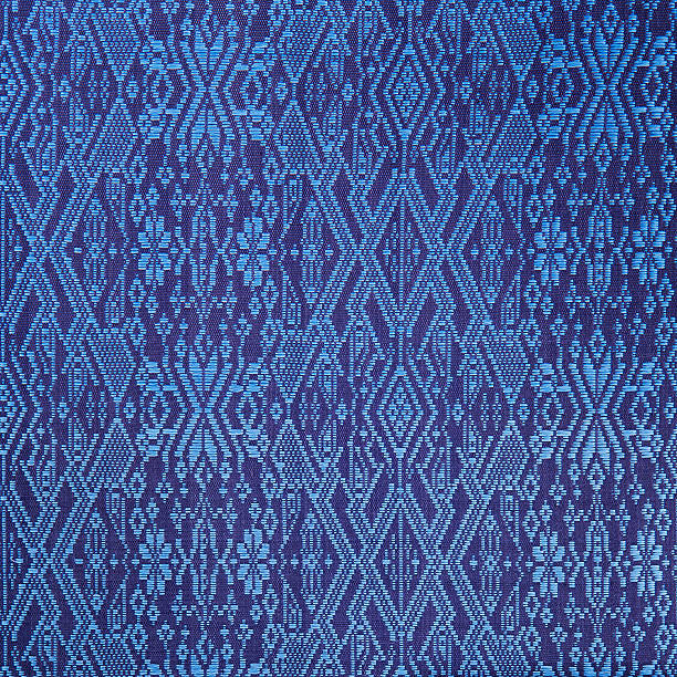istock Colorful african peruvian style rug surface close up 182190505