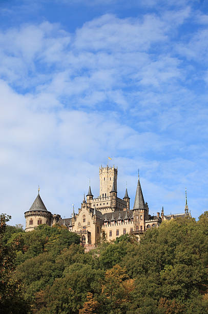 Marienburg Castle in Germany "Schloss Marienburg in Niedersachsen near Hildesheim and Hannover, Germany-OTHER photos from Germany:" marienburg stock pictures, royalty-free photos & images