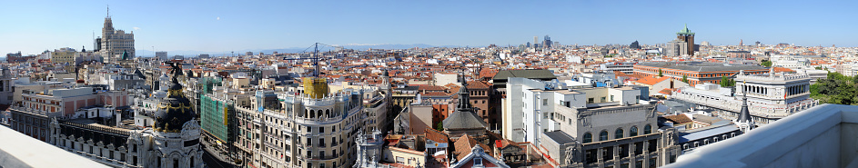 The city center of Madrid