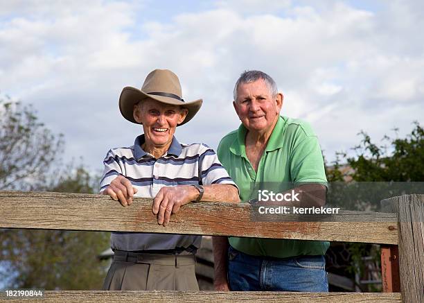 Edad Avanzada Brothers Foto de stock y más banco de imágenes de Australia - Australia, Cultura australiana, Agricultor