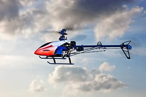 Photo of Helicopter model in motion