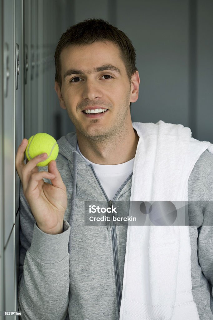 Jovem Jogador de ténis - Royalty-free Adulto Foto de stock