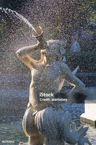 Savannah Ga Fountain In Forsythe Park Stock Photo - Download Image Now - Art, Arts Culture and Entertainment, Back Lit