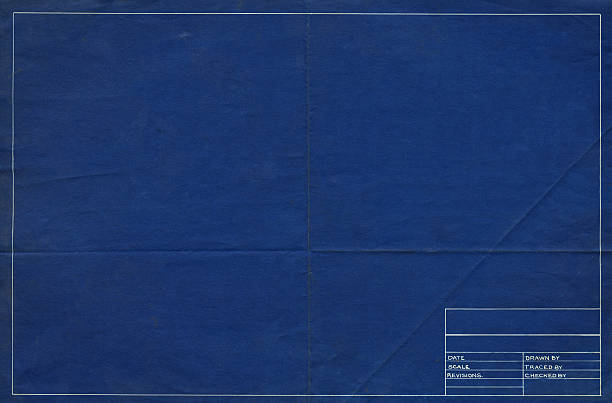 esquemático em branco - blueprint - fotografias e filmes do acervo