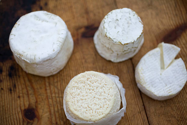 istock Wheels of French cheese 182193111