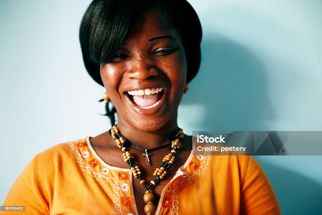 Grande sorriso africano - Foto de stock de Togo royalty-free