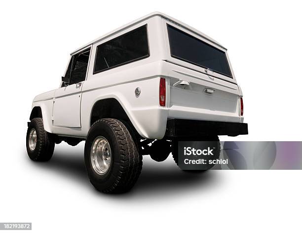 Vintage 4x4 Bronco Suv Stock Photo - Download Image Now - Bucking Bronco, Pick-up Truck, 4x4