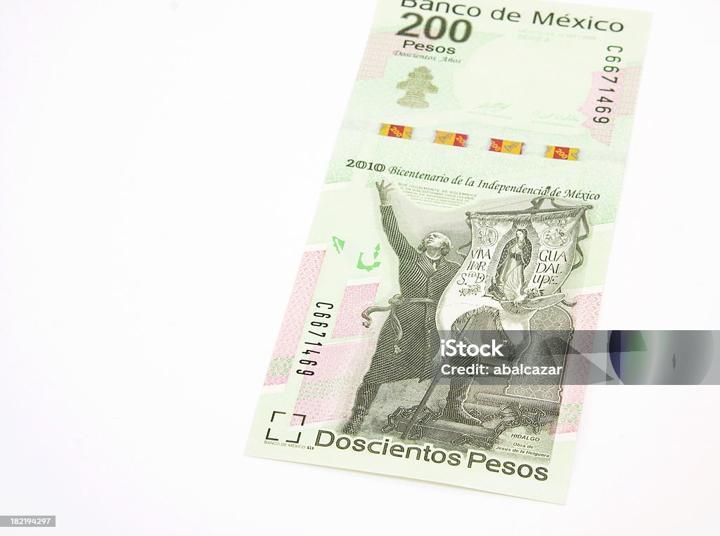 Meksykańskie peso świętowanie bill - Zbiór zdjęć royalty-free (Virgin of Guadalupe)