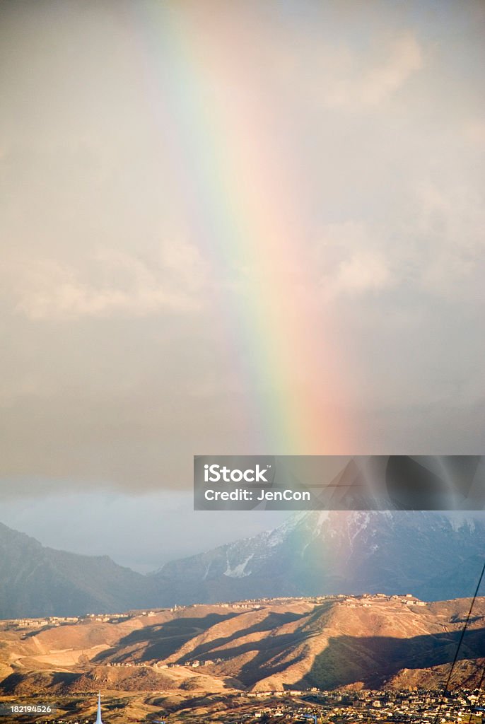 Rainbow (Tęcza) - Zbiór zdjęć royalty-free (Every Cloud Has A Silver Lining - powiedzenie angielskie)