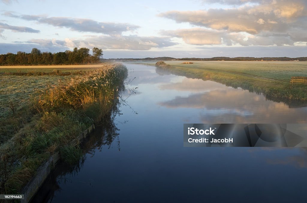 Dutch Polder Motiv - Lizenzfrei Biegung Stock-Foto