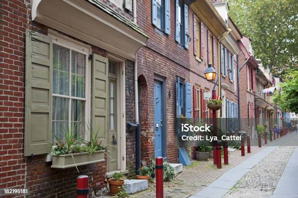 Philadelphia 3xxxl Stockfoto und mehr Bilder von Elfreth's Alley - Elfreth's Alley, Blau, Blume