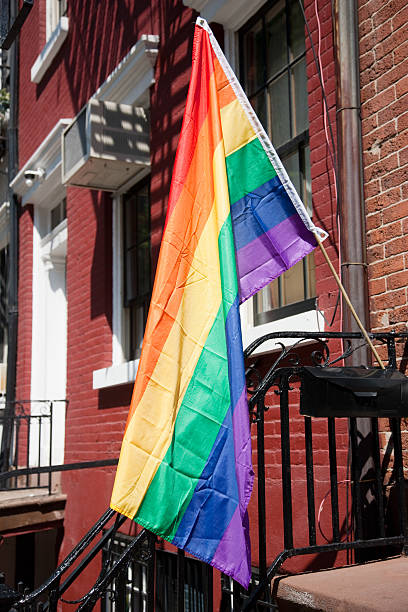 istock Rainbow Flag New York City Christopher Street Day 182195615