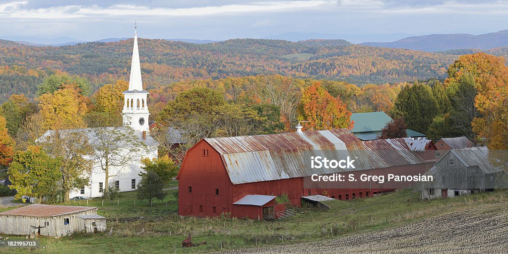 Vermont w jesiennym - Zbiór zdjęć royalty-free (Bez ludzi)