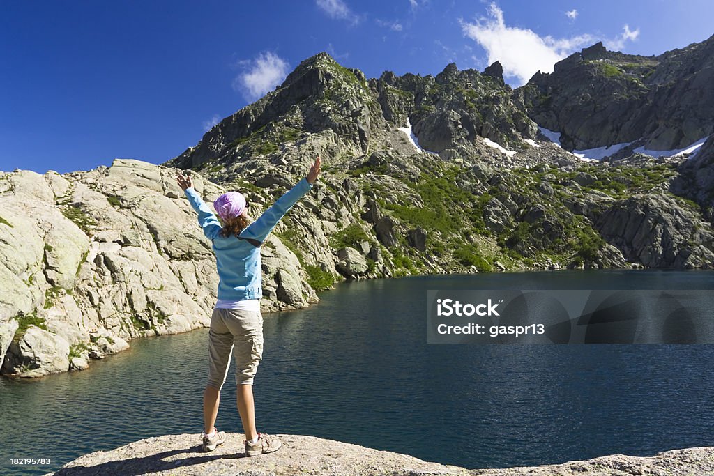 Caminhadas na montanha - Foto de stock de Córsega royalty-free