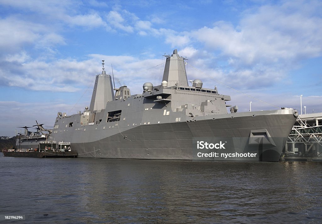 현대적이다 네이비 전함 USS 뉴욕 - 로열티 프리 군함 스톡 사진
