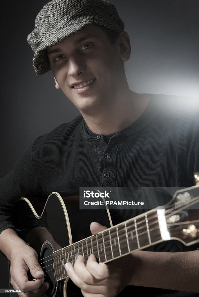 Rock Guitarrista - Royalty-free Acorde Foto de stock