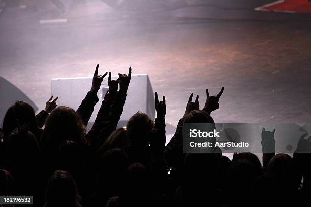 Rocking Crowd Stock Photo - Download Image Now - Metal, Music, Art