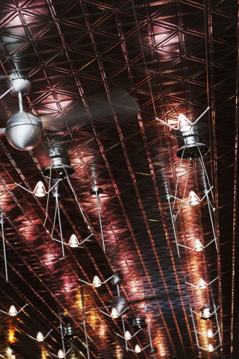 Club Light Patterns Nightclub Ceiling Light Pattern Stock Photo - Download Image Now ...