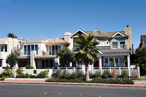 Coastal Living in San Diego stock photo