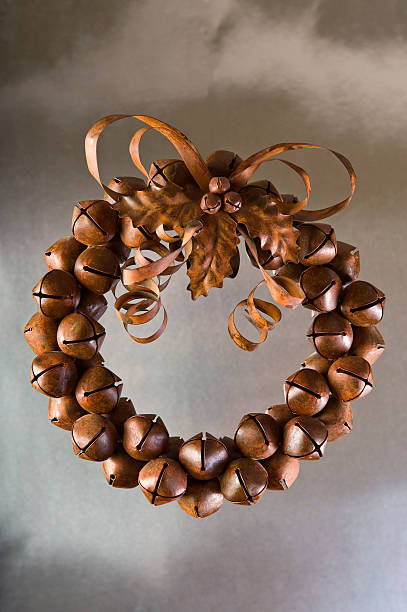 istock Vintage metal christmas wreath. 182196700