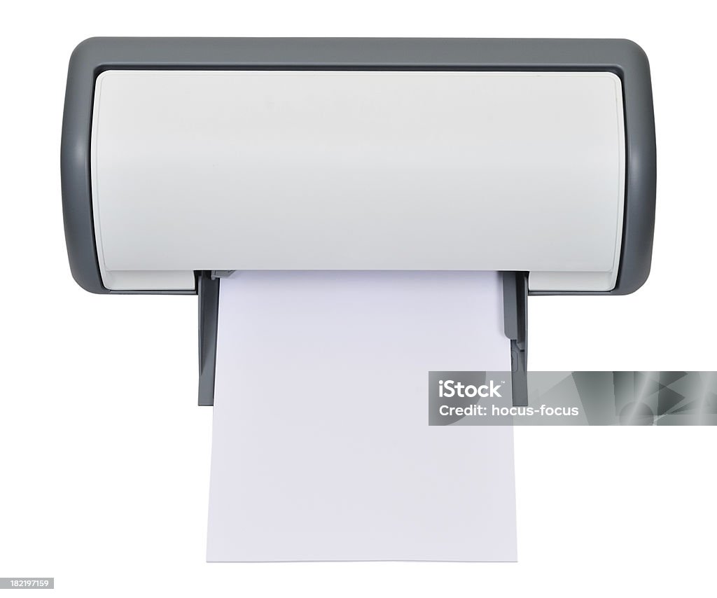 Documento stampato - Foto stock royalty-free di Stampante