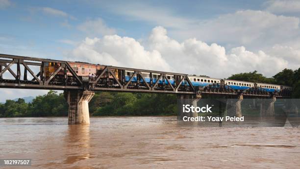 Railroad Bridge In Thailand Stock Photo - Download Image Now - Architectural Column, Architecture, Asia