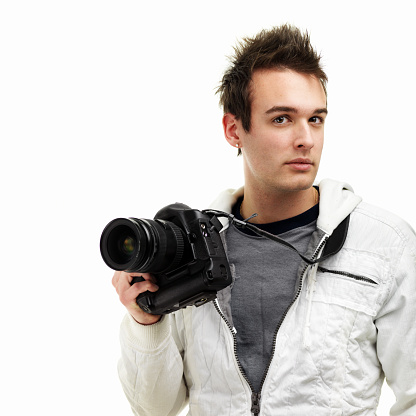 photografer with photocamera