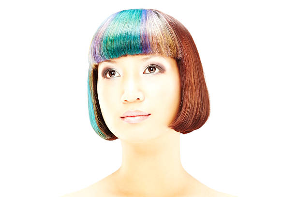 istock Female Model with Multi-Colored Hair 182198518