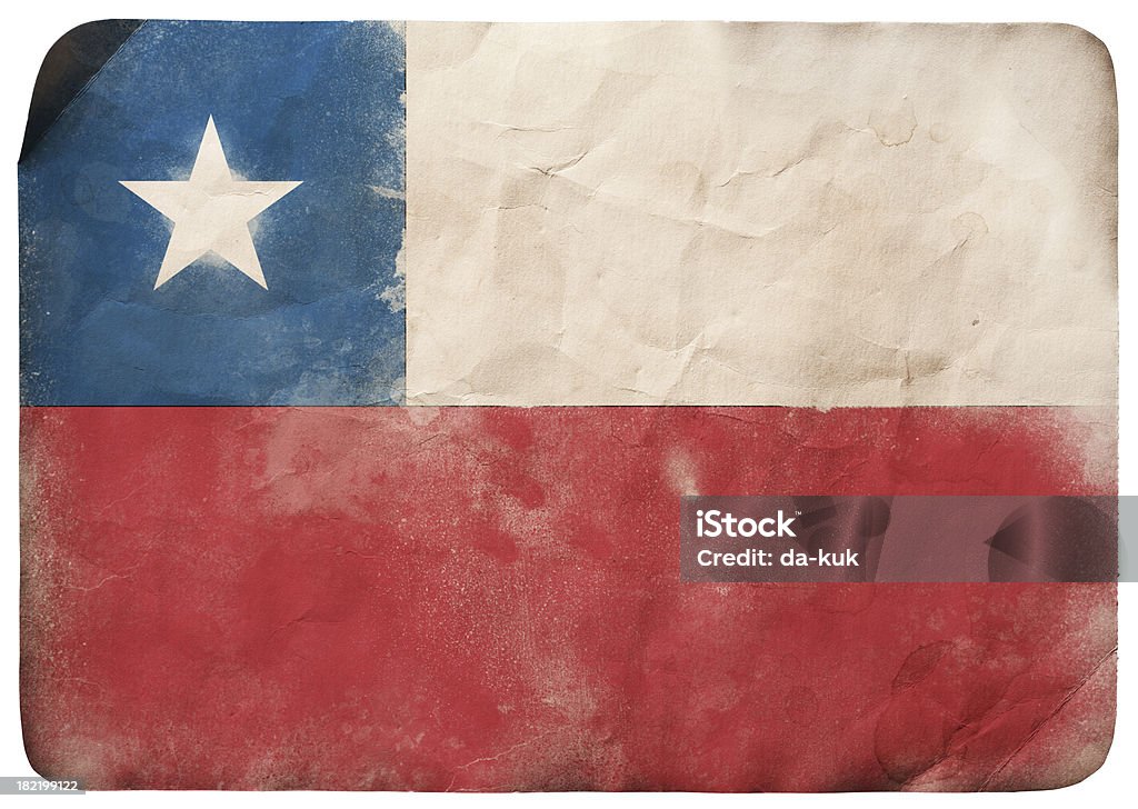 Bandeira de Grunge do Chile - Ilustração de Chile royalty-free