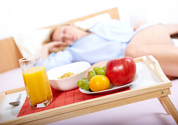 istock Woman Breakfast in bed 182199189