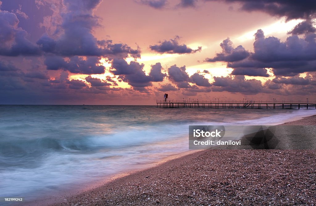 Bellissimo tramonto scena - Foto stock royalty-free di Acqua