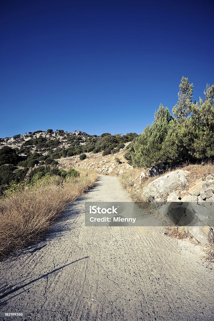 Landschaft Foothpath Griechenland - Lizenzfrei Abgeschiedenheit Stock-Foto