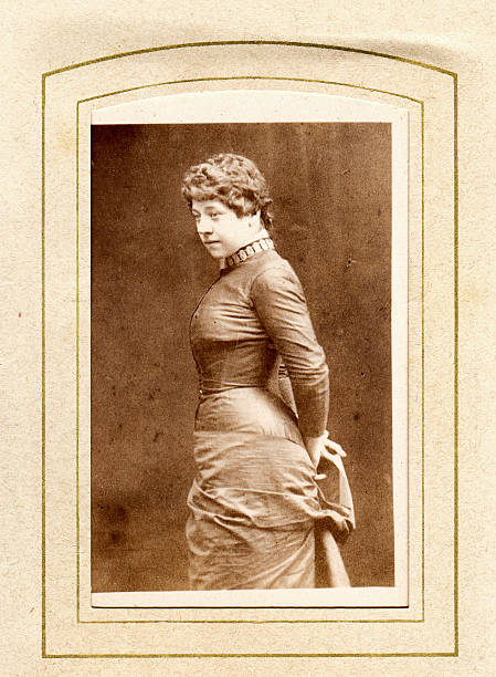 istock Victorian Young Woman - Old Photograph 182199510