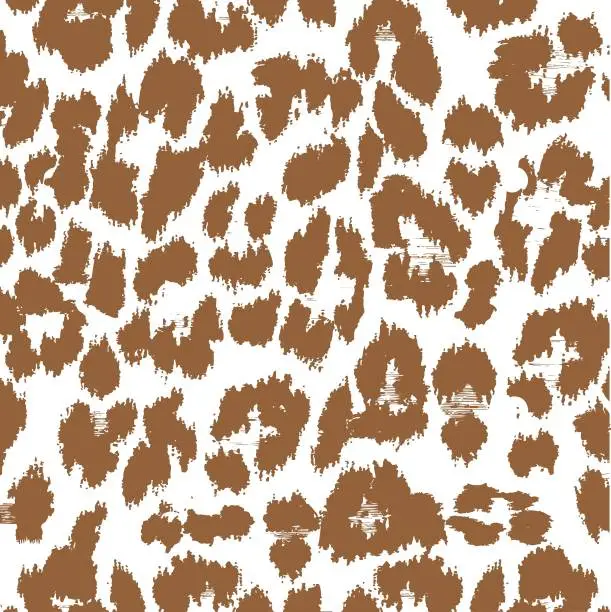 Vector illustration of animal hide pattern seamless for textile