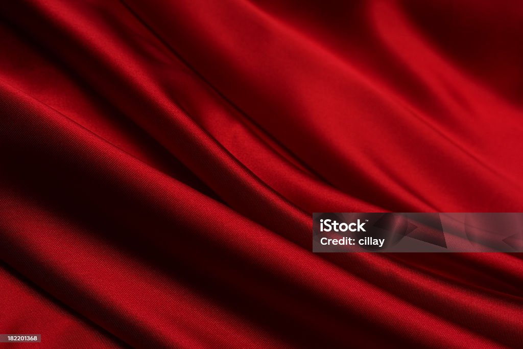 En Satin rouge - Photo de Rouge libre de droits