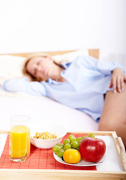 istock Woman Breakfast in bed 182202265