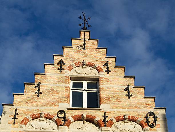 istock roof in Bruges 182202551
