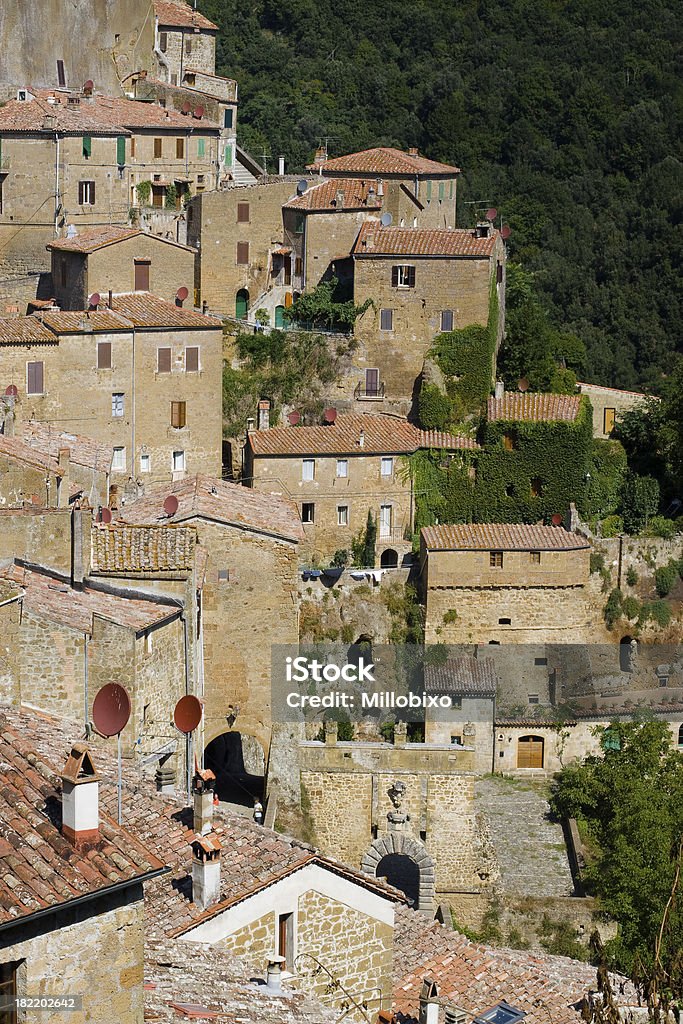 Ciudad Medieval - Foto de stock de Alero - Tejado libre de derechos